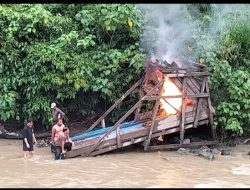 Satreskrim Polres Pasaman Beserta Polsek Rao Gelar Razia Ilegal Mining Penambang Tanpa Izin (PETI)
