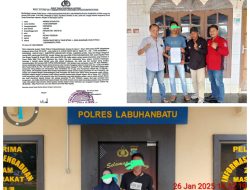 Di Dampingi Sekretaris PWDPI DPC LABURA MS Laporkan Perwakilan PT ACC Ade Putra Parlindungan dan Kawan-kawan Ke APH.