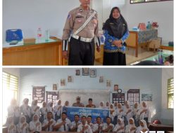 Oprasi Keselamatan Toba 2025 Satlantas Polres Asahan, Aiptu Bernanti.S. Pos Lalu Lintas Pulau Raja Adakan Sosialisasi