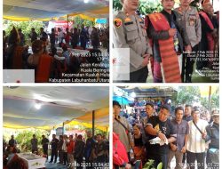 Wujud Bela Sungkawa Kapolsek Kualuh Hulu Melayat Kerumah Warga Kuala Beringin Yang Meninggal Dunia