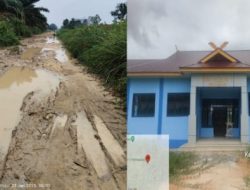 USB SMAN 17 Pekanbaru Telah Selesai Dikerjakan, Masyarakat Minta Agar Jalan Menuju Sekolahnya Dibangun