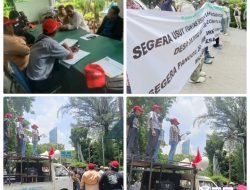 Aliansi Mahasiswa dan Pemuda Asal Sumatera-Jakarta,Geruduk KLHK RI Meminta Ukur Ulang HGU PT.SRL