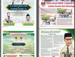 Catut Nama Bupati dan Wabup Dalam Box Redaksi Majalah Guru Berdikari Diduga Menjadi Ajang Bisnis PGRI Lampung Tengah