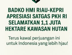 ﻿KETUM BADKO HMI Riau -Kepri,”Wiriyanto Aswir,Apresiasi SATGAS PKH RI Atas Capaian Luar Biasa