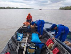Cegah Narkoba, Sat Pol Airud Polres Tanjung Balai Periksa Kapal Tanpa Nama di Perairan Tanjung Balai