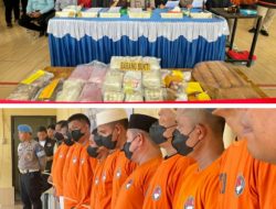 Press Release Pemusnahan Barang Bukti Narkotika Oleh Satnarkoba Polres Asahan