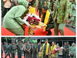 KASAD Didampingi Ketua Umum Persit KCK Kunjungi Kodim 0208/Asahan Untuk Menutup TMMD ke-124 TA 2025