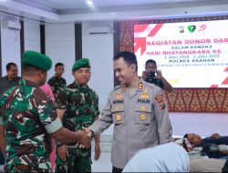 Polres Asahan Gelar Donor Darah Dalam Rangka Hari Bhayangkara ke-79
