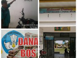 Disinyalir Adanya Dugaan Mark Up Hingga Fiktif Tetkait Penggunaan Dana BOS di SMPN I PANAI HILIR ,” Saat Dikonfirmasi Kepsek Memilih Bungkam
