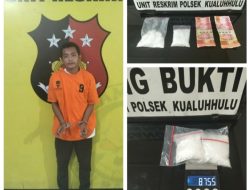 ﻿Sigap!!! Tim Opsnal Polsek Kualuh Hulu Tangkap Pelaku Bandar Narkoba Jenis Sabu
