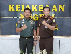Jalin Sinergitas, Dandim 0208/Asahan Lakukan Kunjungan Silaturahmi ke Kejaksaan Negeri Batu Bara
