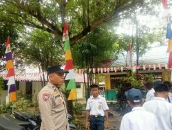 Polsek Bandar Pulau Sosialisasi dan Razia Knalpot Brong di SMP Negeri 1 Bandar Pulau