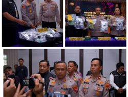 Polres Asahan Ungkap Dua Kasus Besar Narkotika dan Kesehatan, Sita 2 Kg Sabu dan 1.799 Sachet Liquid Vape Berbahaya