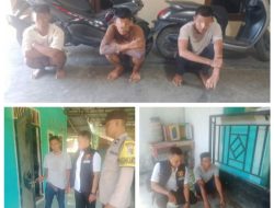 Polsek Kota Kisaran Tangkap Tiga Anggota Geng Motor Pelaku Penyerangan dan Pengrusakan di Asahan