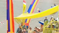 WAPRES ; Membuka Festival Pacu Jalur 2025 di Tepian Narosa,Sungai Batang Kuansing