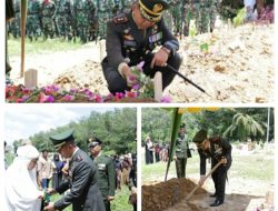 Dandim 0208/Asahan Bertindak Sebagai Irup Pada Pemakaman Serda Suwanto di TPU Al-Firdaus Kisaran Barat