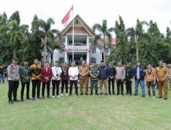 Kapolres Asahan Bersama Dandim 0208/Asahan Dan Forkopimda Terima Aksi Unjuk Rasa Damai Mahasiswa Cipayung Plus