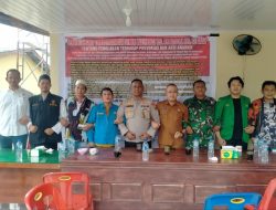 Kapolsek Air Batu Bersama Forkopimcam Kecamatan Air Batu Menyatakan Sikap Penolakan Provokasi