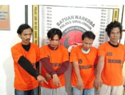 Empat Pemuda Diciduk Saat Konsumsi Sabu, Polres Simalungun Ungkap Jaringan Awal Narkotika